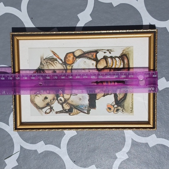 Vintage Hummel framed print. - Picture 3 of 5